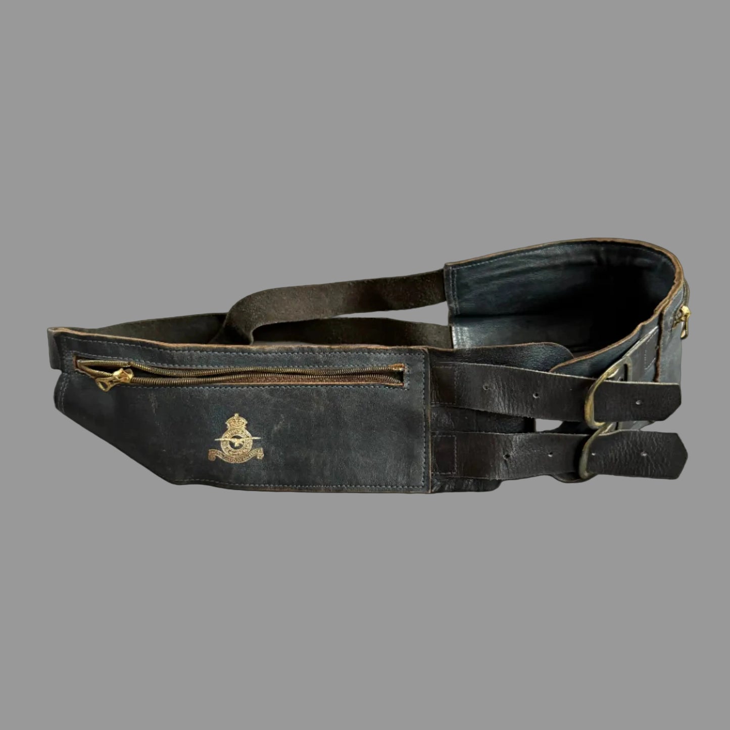 Canadian - WWII - Royal Canadian Air Force - Leather Money / Document Belt