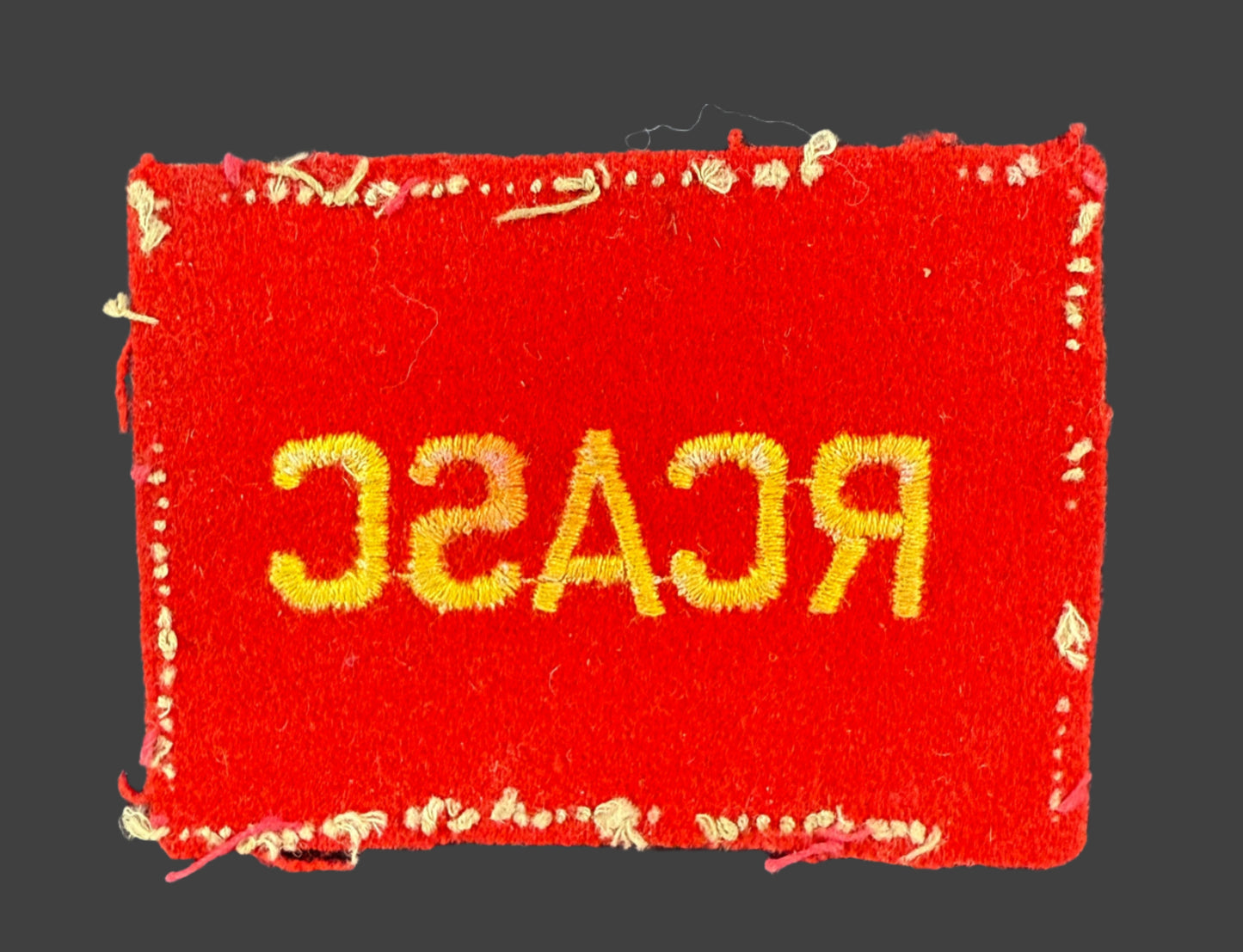 Canadian WWII - Royal Canadian Army Service Corps - 1st Division Shoulder Flash