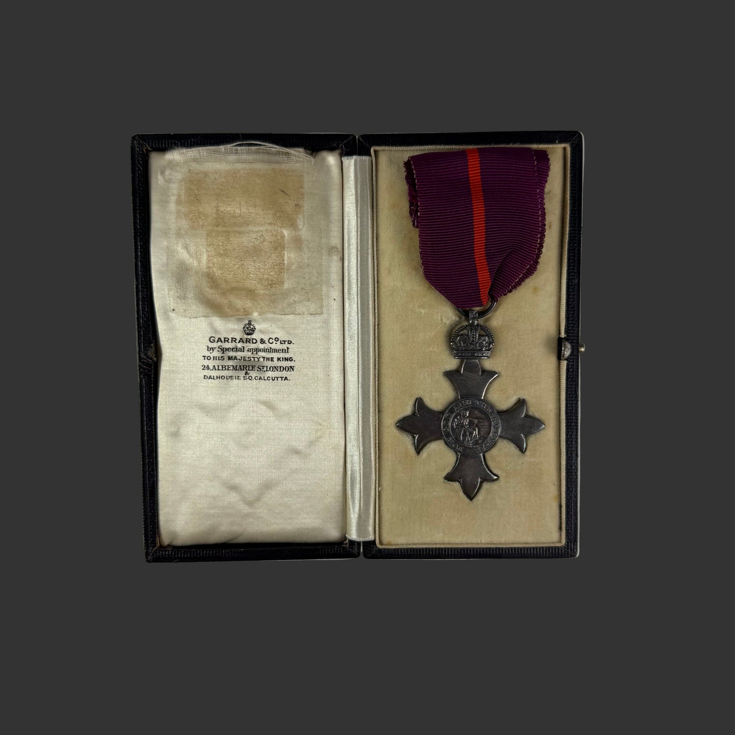 WWI British/Commonwealth - Medal - Member of the Order of the British Empire (MBE) - First Type - Military - Cased