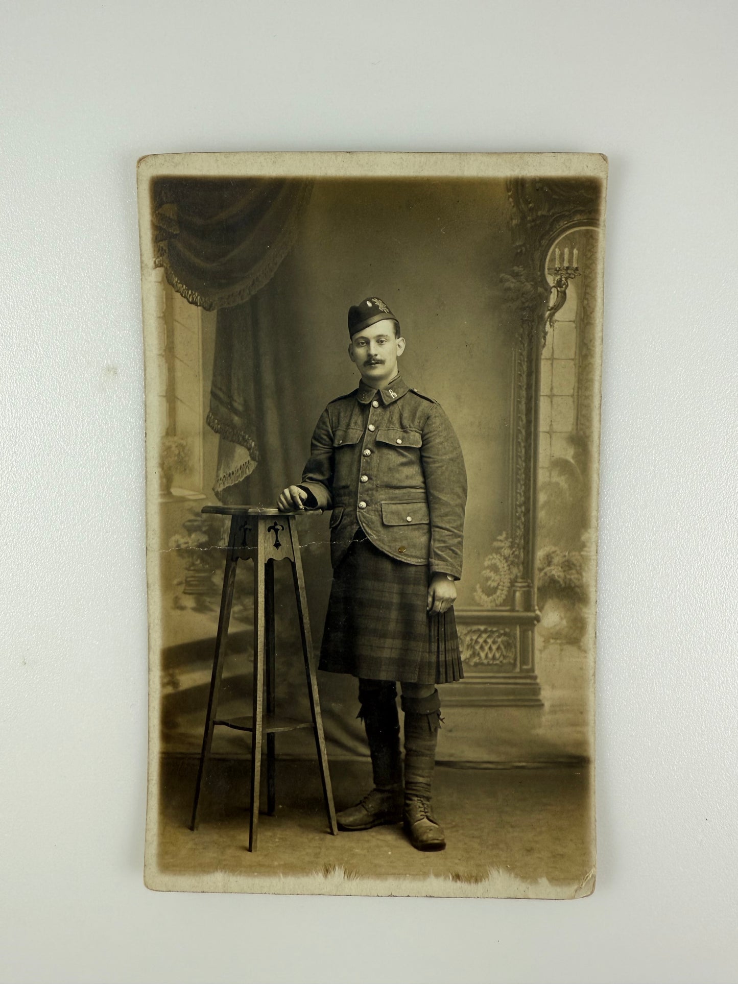 Canadian - WWI - CEF Photo Postcard - 13th Battalion (Royal Highlanders of Canada / Black Watch)