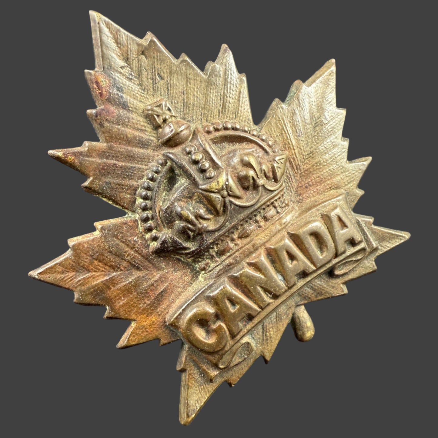 WWI - CEF Cap Badge - General List / Royal Canadian Naval Air Service