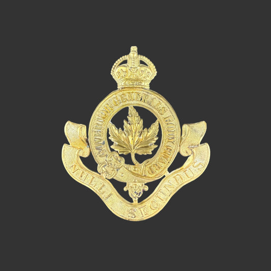 Canadian Pre-WWI - Governor General's Body Guard (GGBG) - Helmet Plate - Edwardian