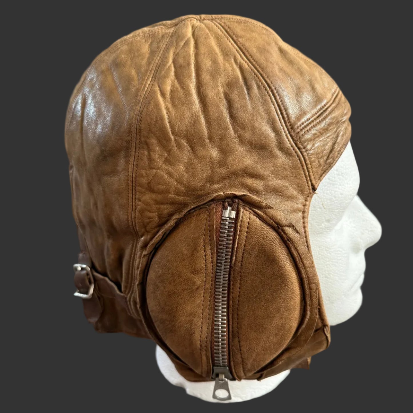 Canadian / British - WWII - Royal Canadian Air Force - Type B Flying Helmet