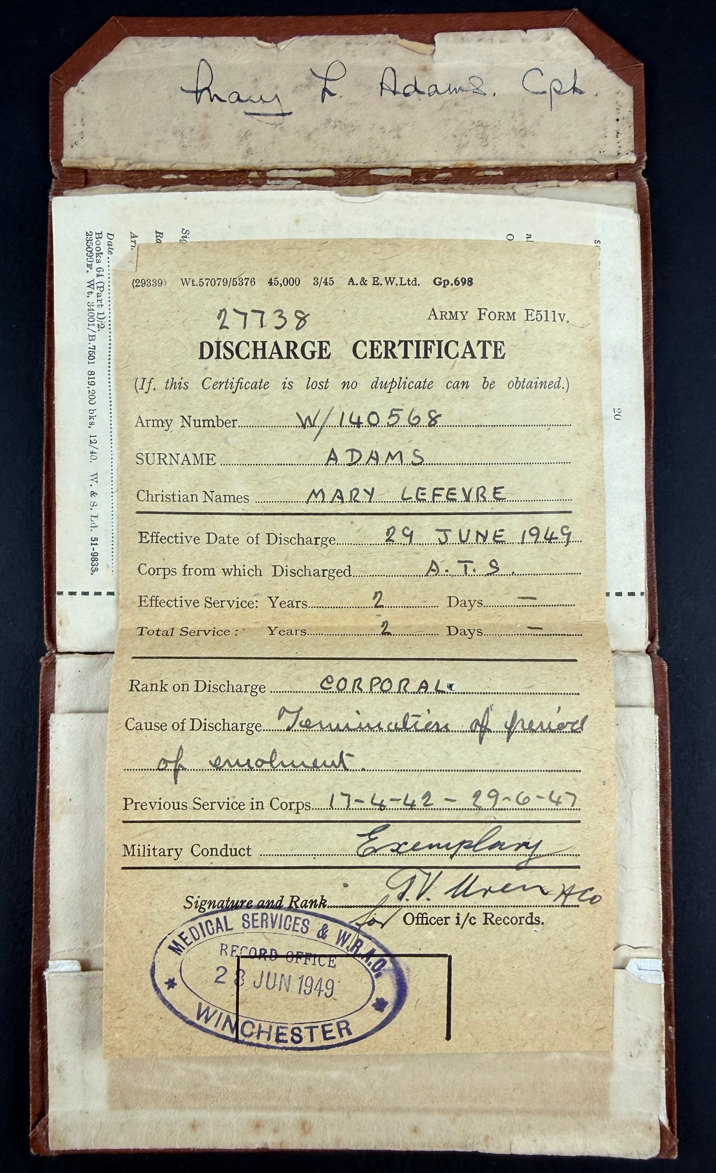 British - Pre/WWI - Collection of Medals Photos Insignia and Paperwork to Royal Marines and other Family Items