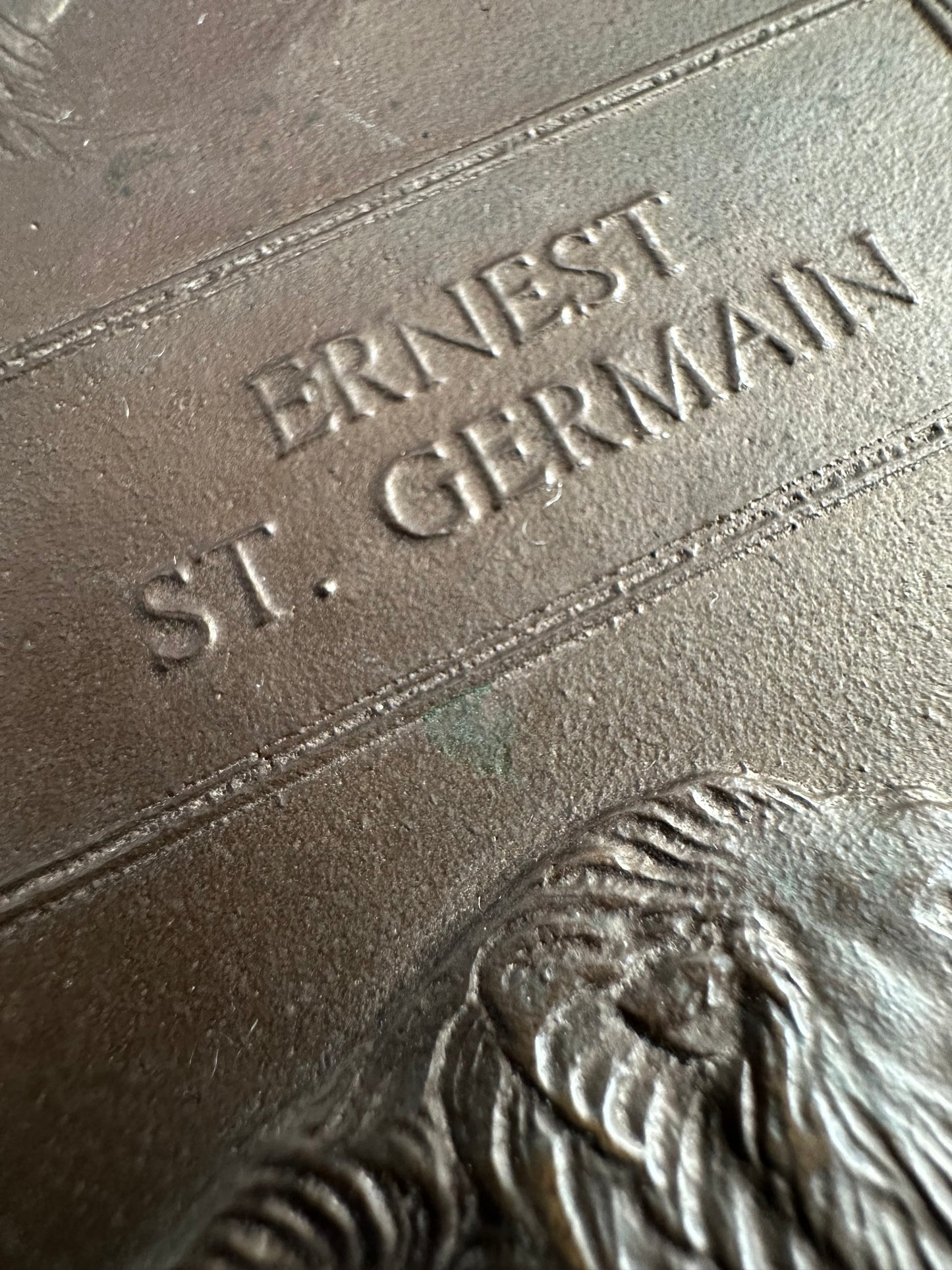 WWI Memorial Plaque - St. Germain - Killed in German Air Raid