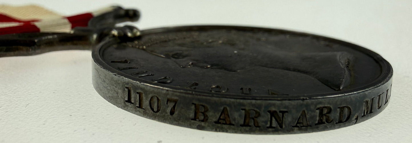 British - Pre-WWI - Indian Mutiny Medal - 27th (Inniskilling) Regiment - Mulligan