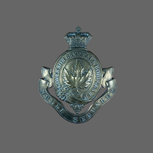 Canadian Pre-WWI - Governor General's Body Guard (GGBG) - Helmet Plate - Victorian