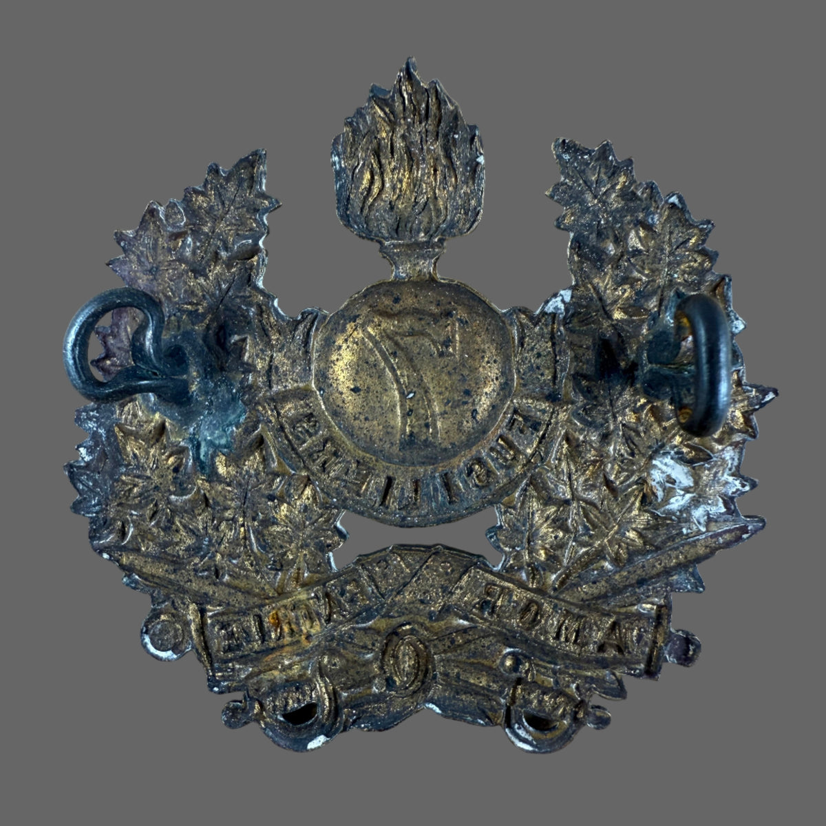 Falanex Cap Canadian Pre-WWI - 7th Fusiliers - Cap Badge - MM.50 – Phalanx Militaria