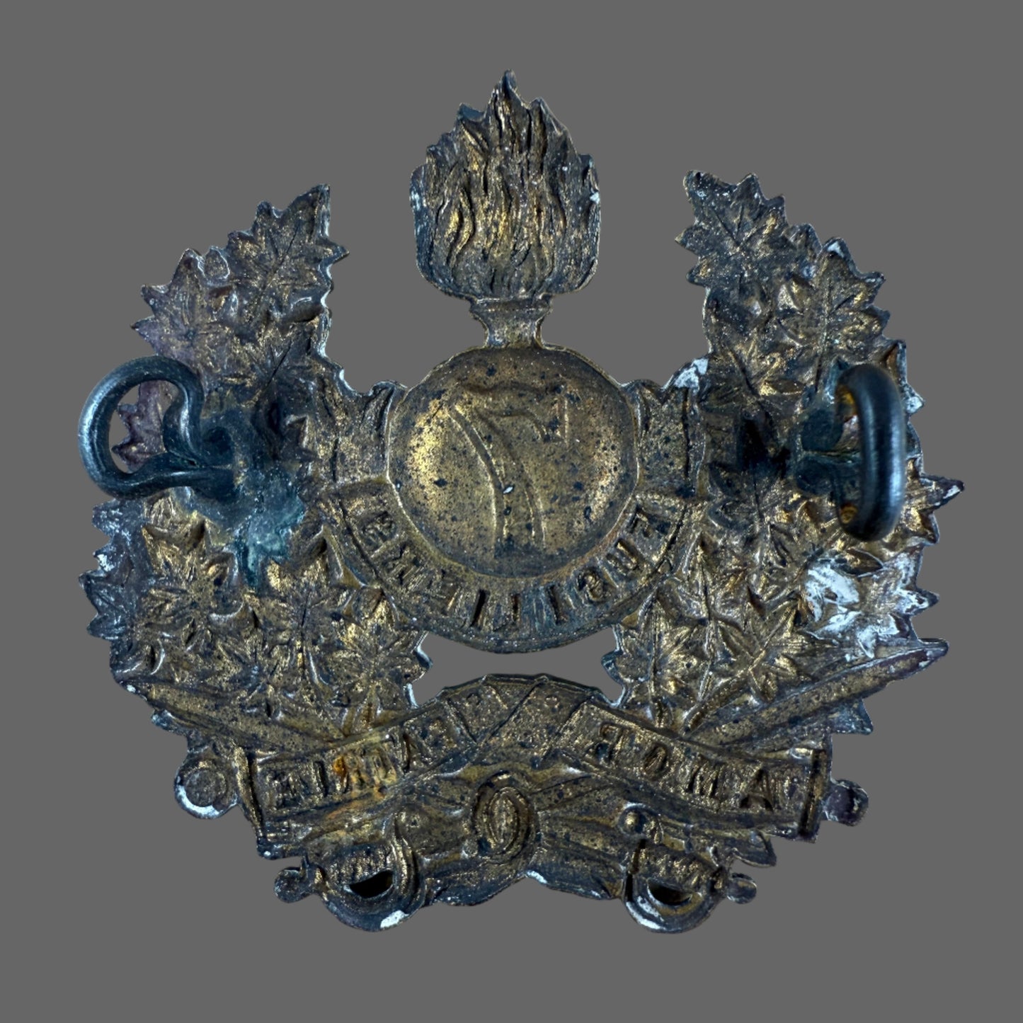 Canadian Pre-WWI - 7th Fusiliers - Cap Badge - MM.50