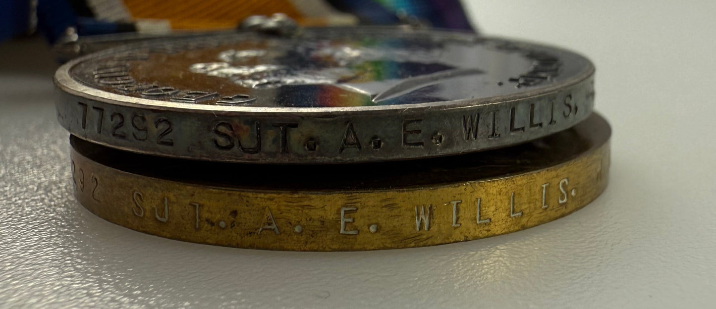 WWI - 1914-15 Medal Trio to Royal Horse Artillery - Willis
