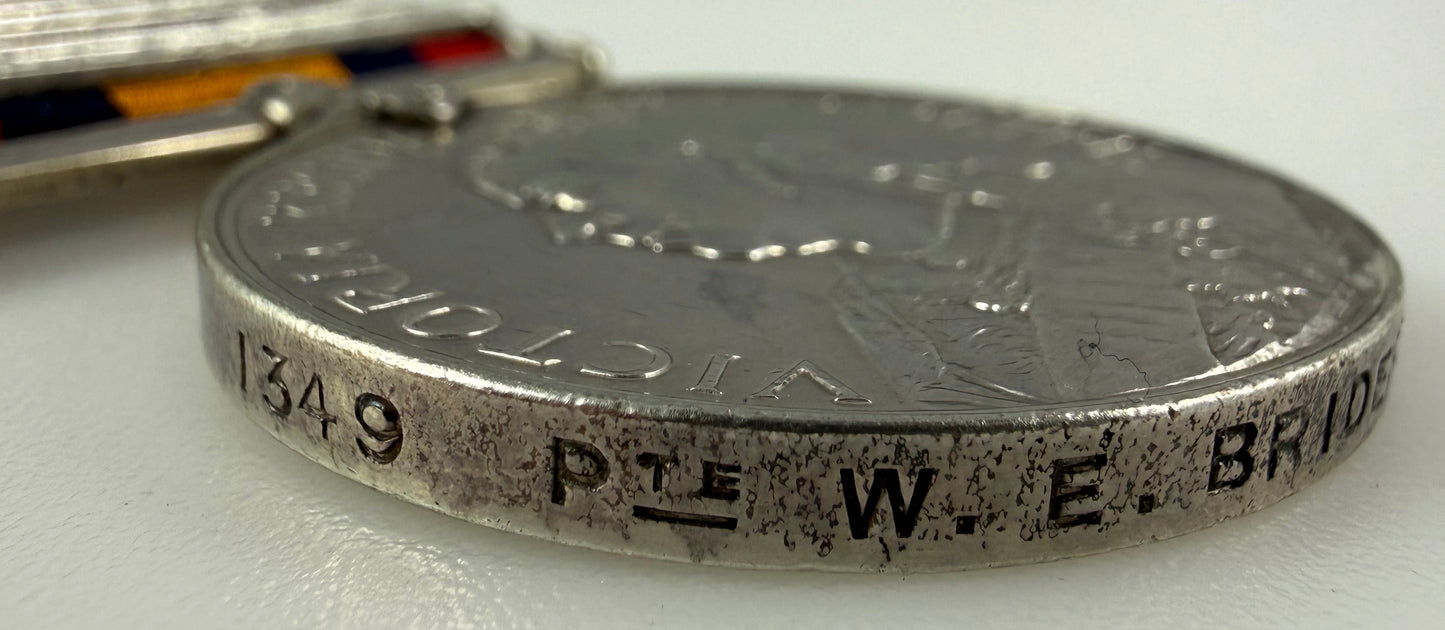 British - Pre-WWI - Queen's South Africa Medal - Coldstream Guards - Brider