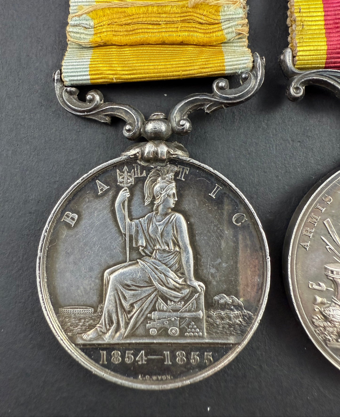 Victorian - Royal Navy Baltic, China, Long Service and Good Conduct Medal Group - Russell