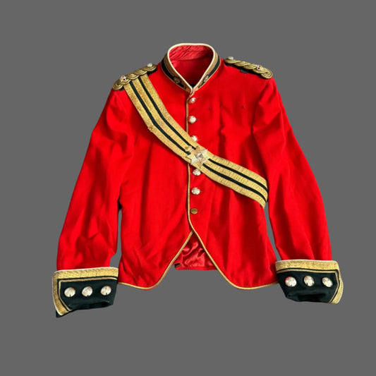 Canadian - Post-WWII - Officer Full Dress Tunic and Cross Belt - Irish Regiment of Canada - Named