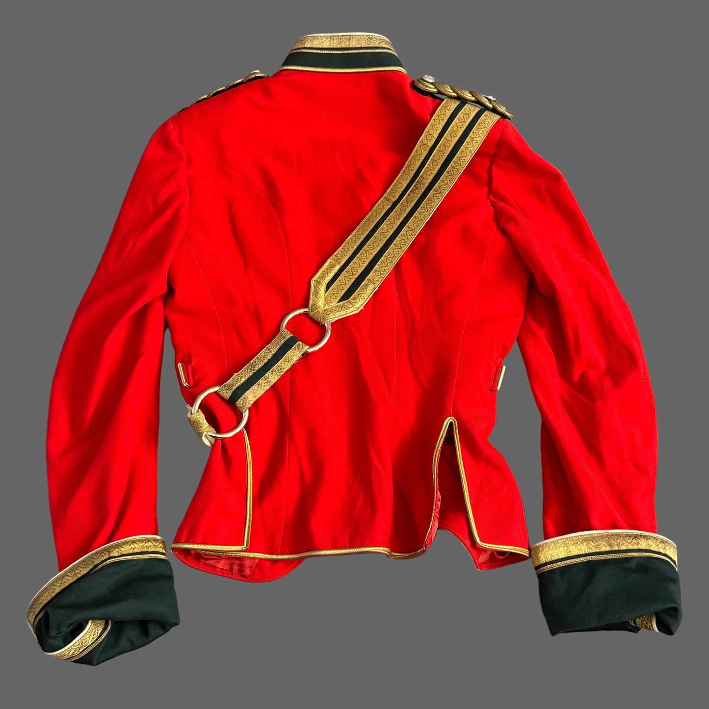 Canadian - Post-WWII - Officer Full Dress Tunic and Cross Belt - Irish Regiment of Canada - Named