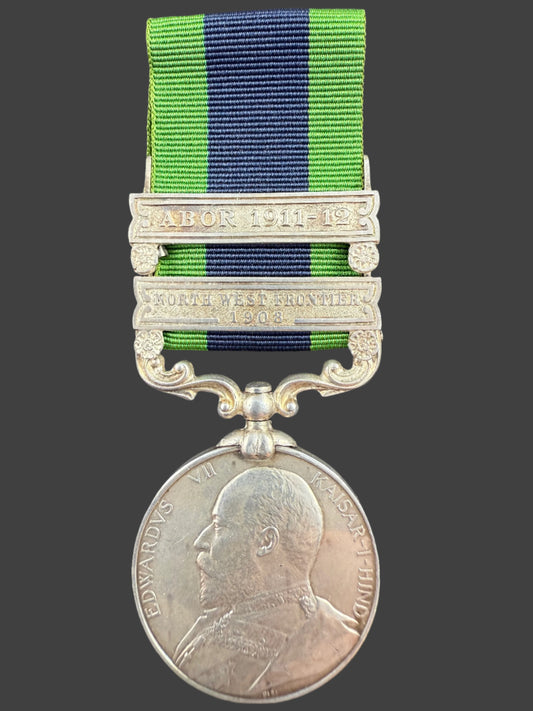 Pre-WWI - Edward VII - India General Service Medal - Abor 1911-12  Clasp