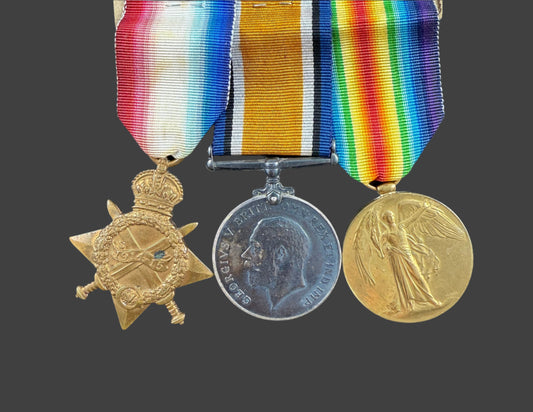 WWI - 1914-15 Medal Trio to Royal Horse Artillery - Willis