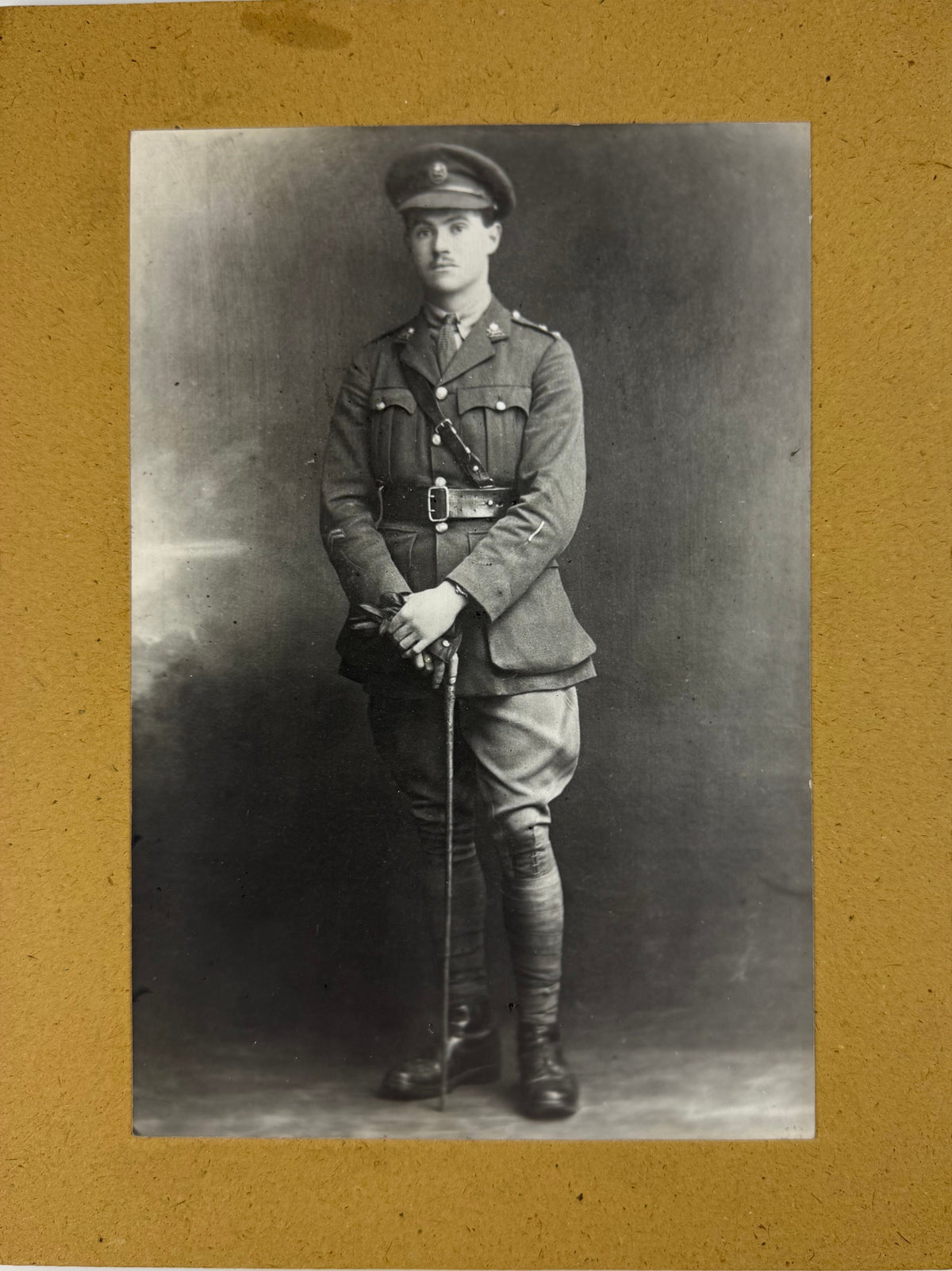 British - WWI - Portait Photos of York and Lancaster Regiment Officer
