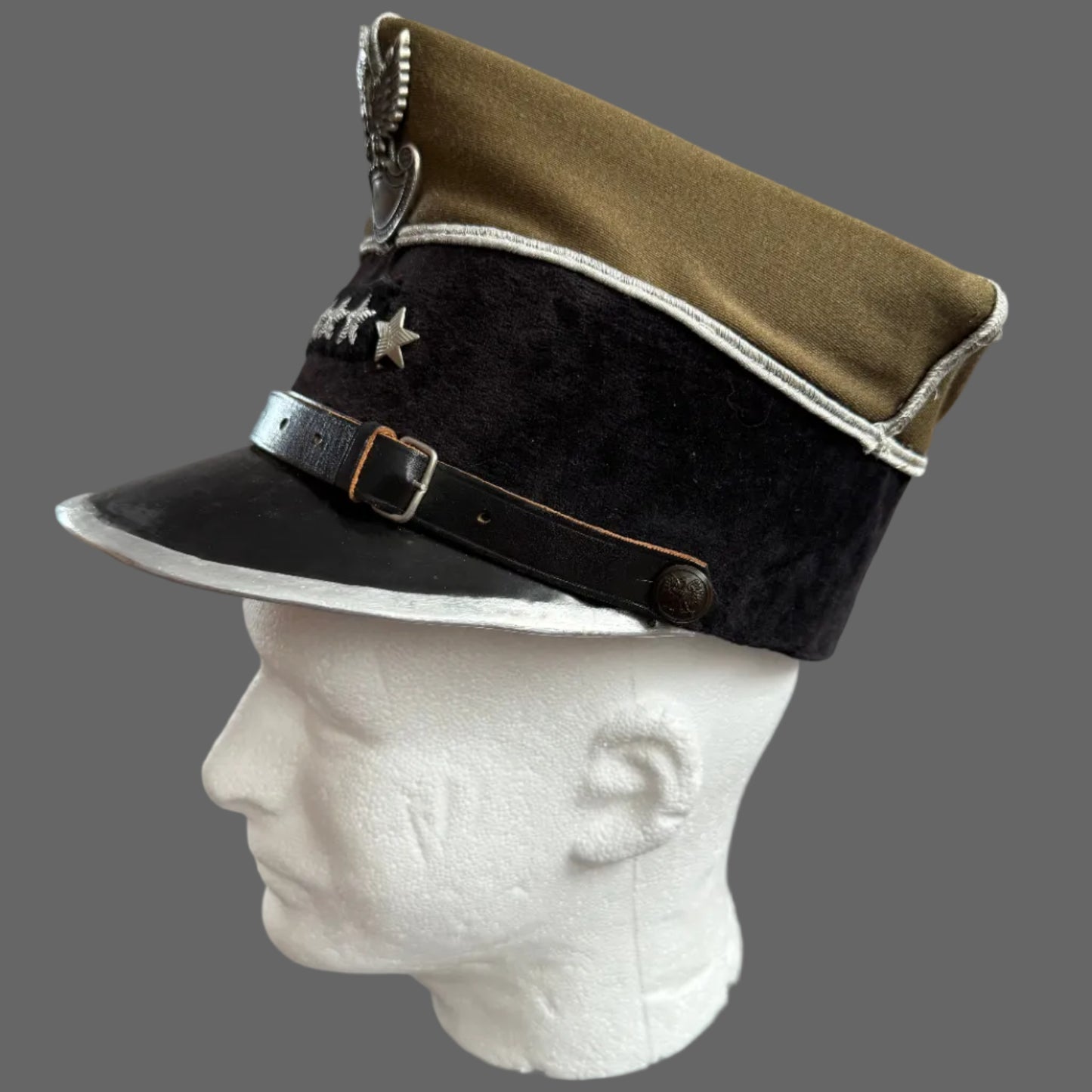 Poland - Post-WWII - Officers Rogatywka / Cap - Polish Army