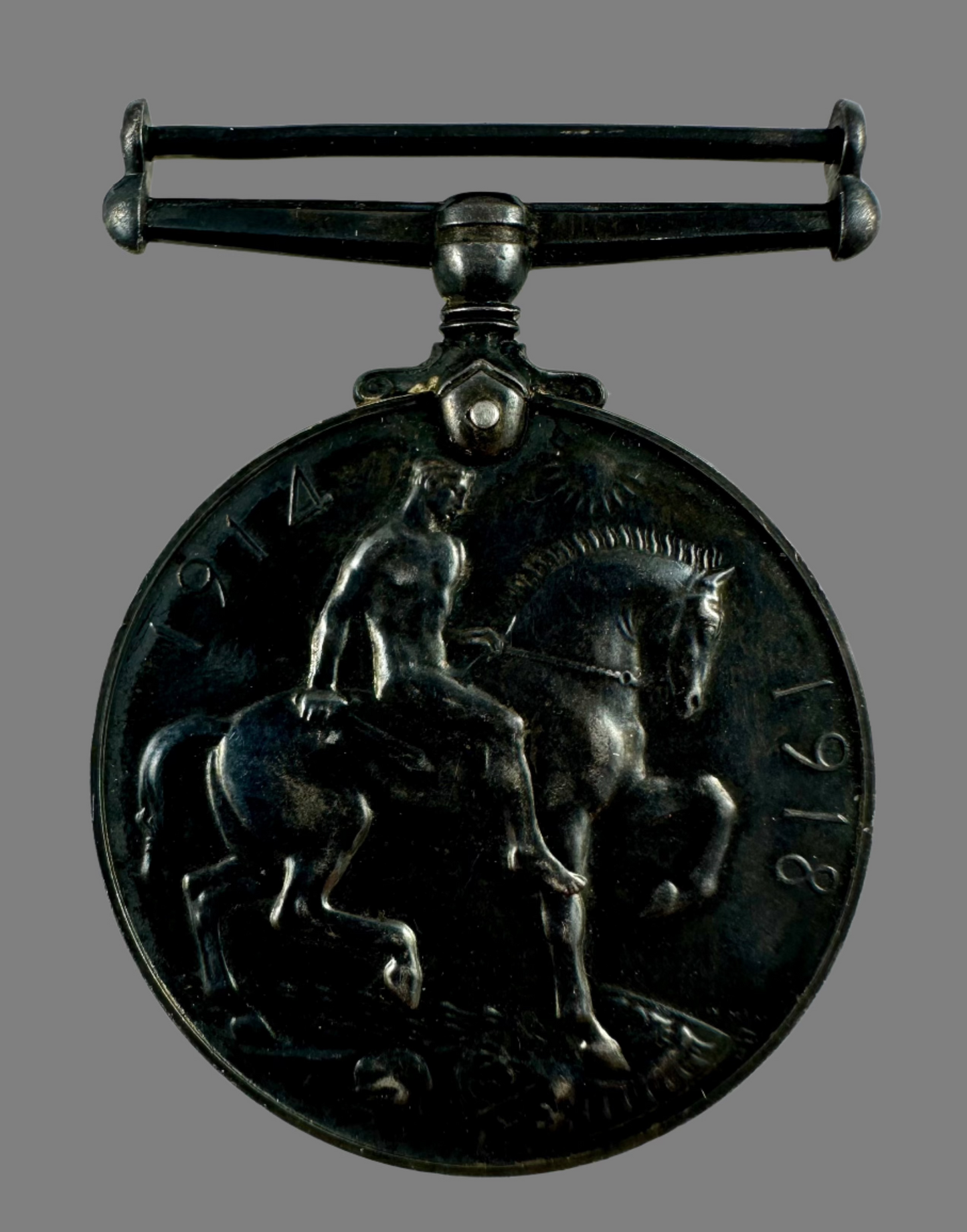 WWI British War Medal - Officer - Machine Gun Company Royal Naval Division - Hamilton - KIA