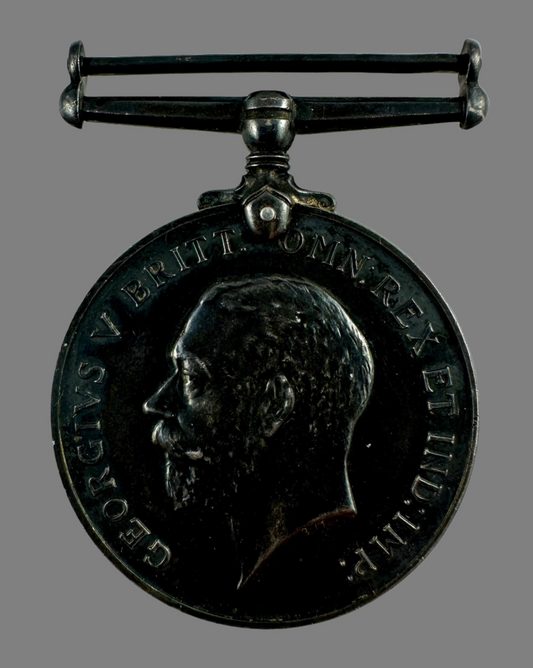 WWI British War Medal - Officer - Machine Gun Company Royal Naval Division - Hamilton - KIA