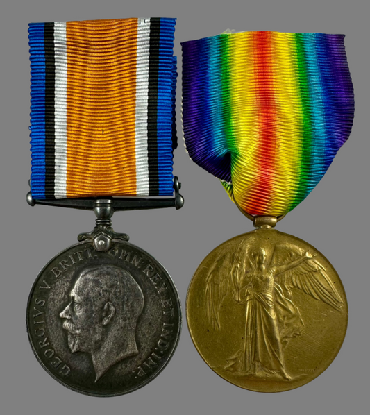 WWI Pair to 40th Battalion Royal Fusiliers (Jewish Legion) - Zichlinsky