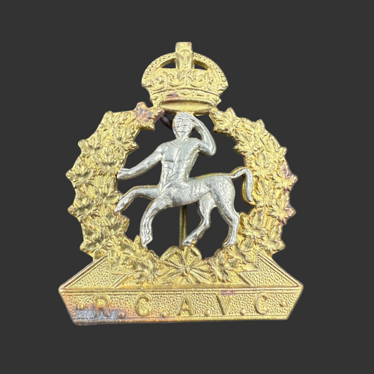 Canadian WWII - Royal Canadian Army Veterinary Corps (RCAVC) - Cap Badge