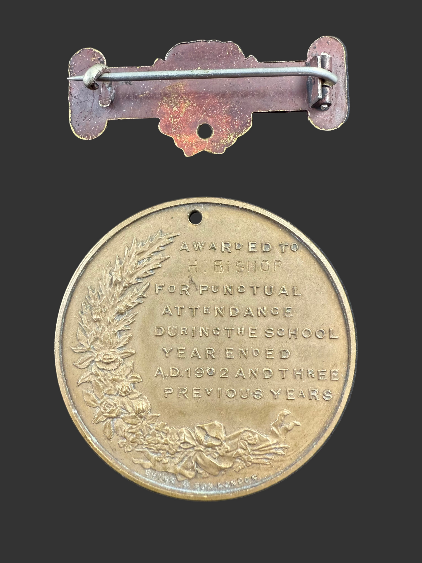 WWI Medal Pair to 3rd Canadian Railway Troops - Bishop