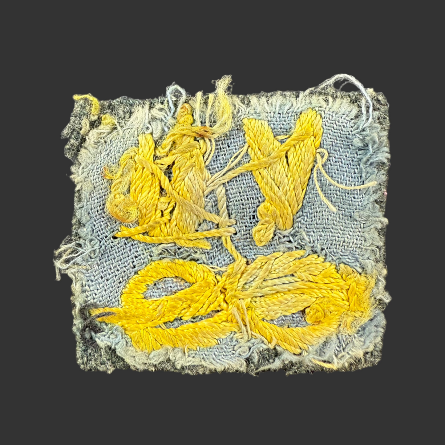 Italy - WWII - Badge - Volontario Universitario - University Volunteer - Cloth Insignia