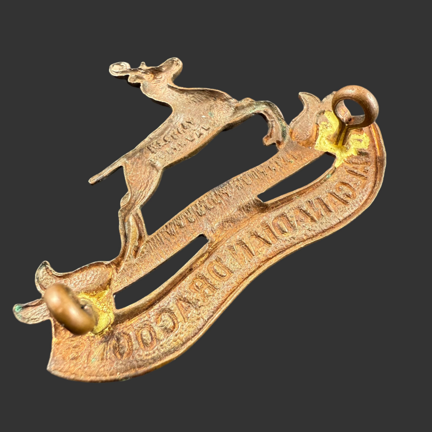 Canadian - Post-WWI - Royal Canadian Dragoons - Cap Badge - Scully