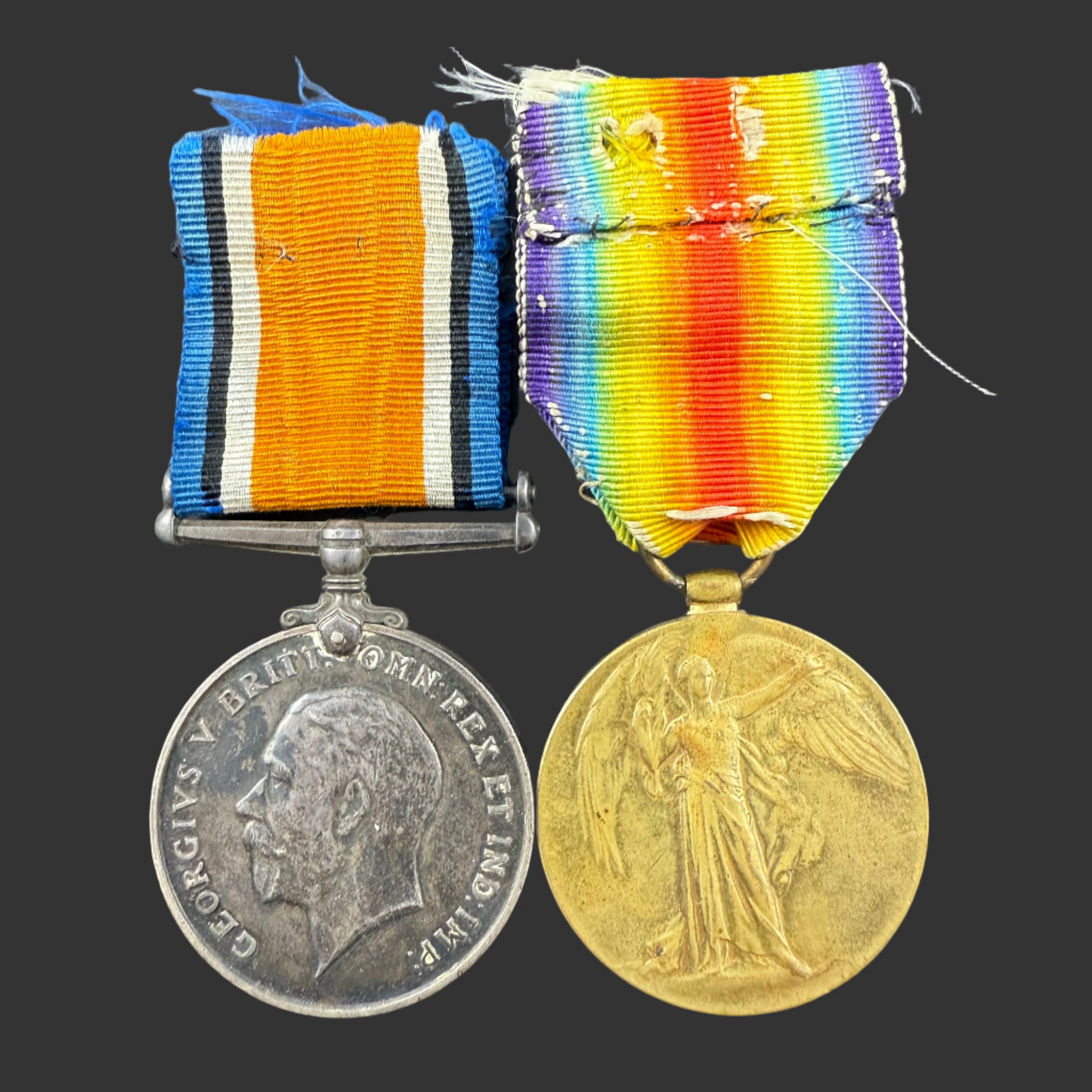 British - WWI - Medal Pair to Egyptian Army Veterinary Corps - Officer - MiD