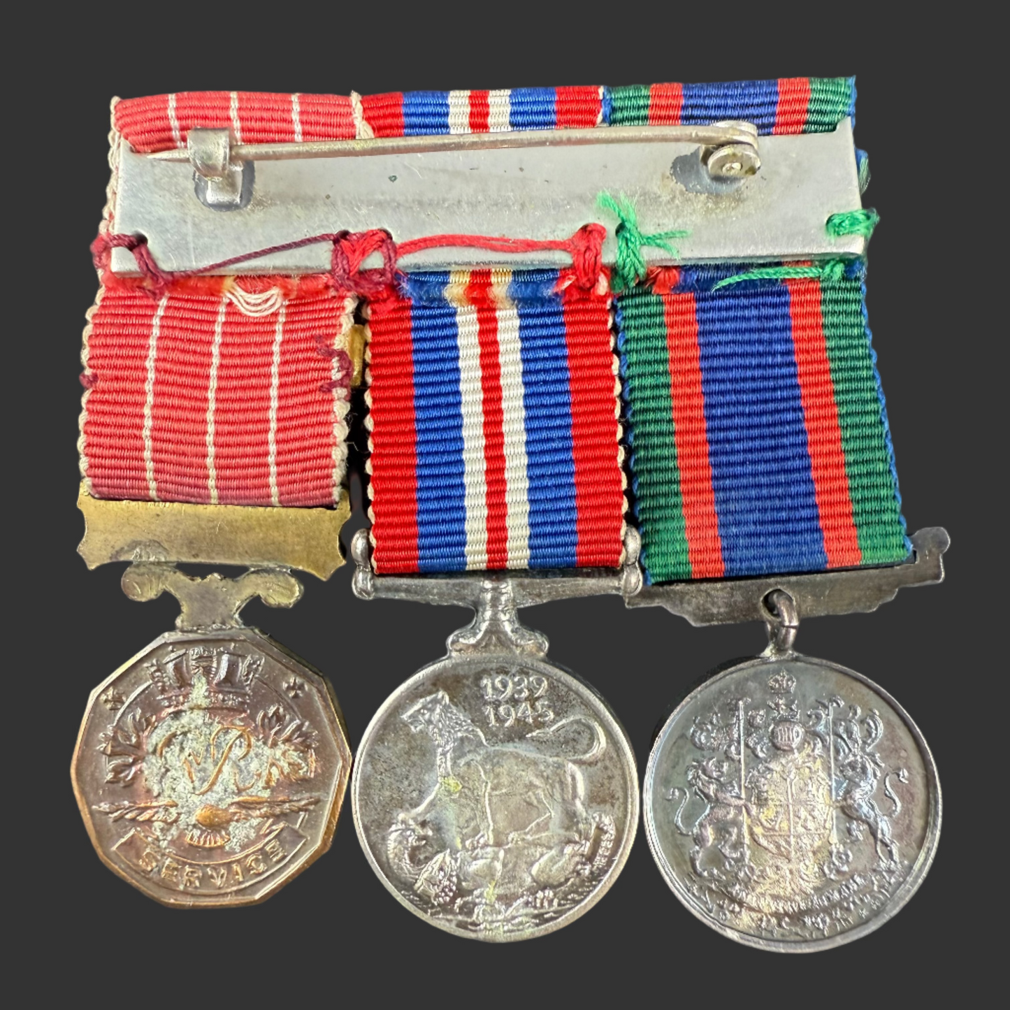 Canadian - WWII - Long Service Medal Group - Canadian Forces Decoration (Geo VI) - Period Miniatures