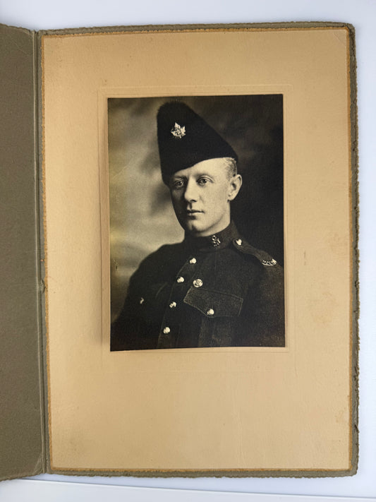 Canadian - WWI - CEF Portrait Photo - 26th Battalion (New Brunswick) - Griffin