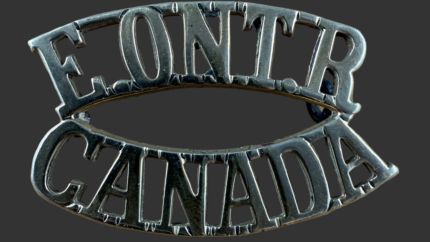 Canadian - WWI - CEF Shoulder Title - 2nd Canadian Infantry Battalion (Eastern Ontario)