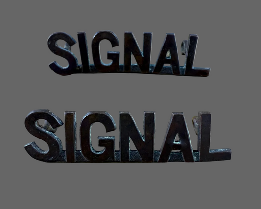 Canadian - WWI - CEF Shoulder Titles - Signals