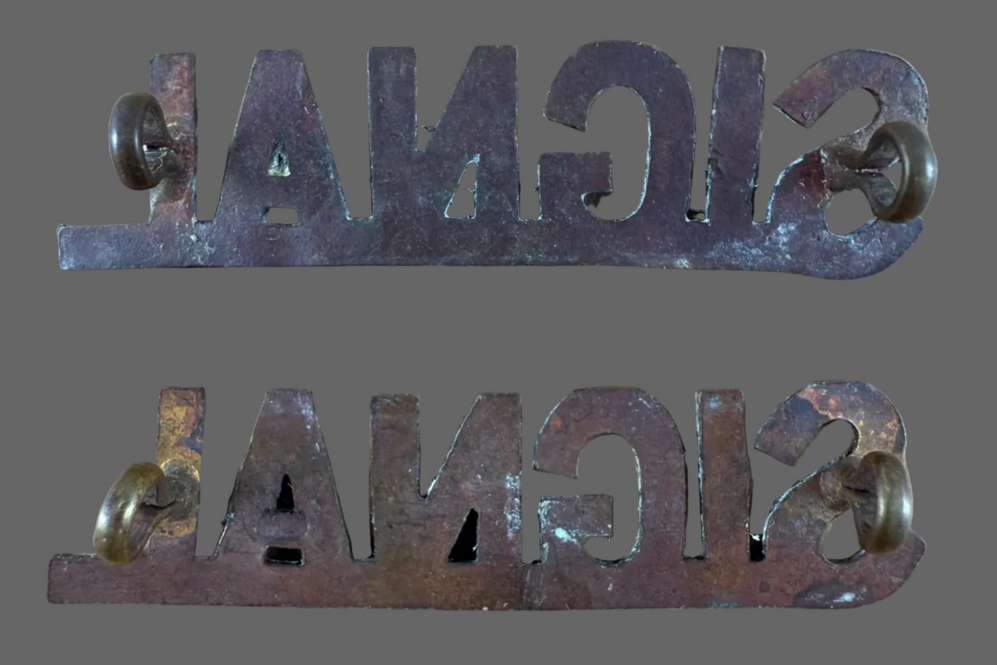 Canadian - WWI - CEF Shoulder Titles - Signals