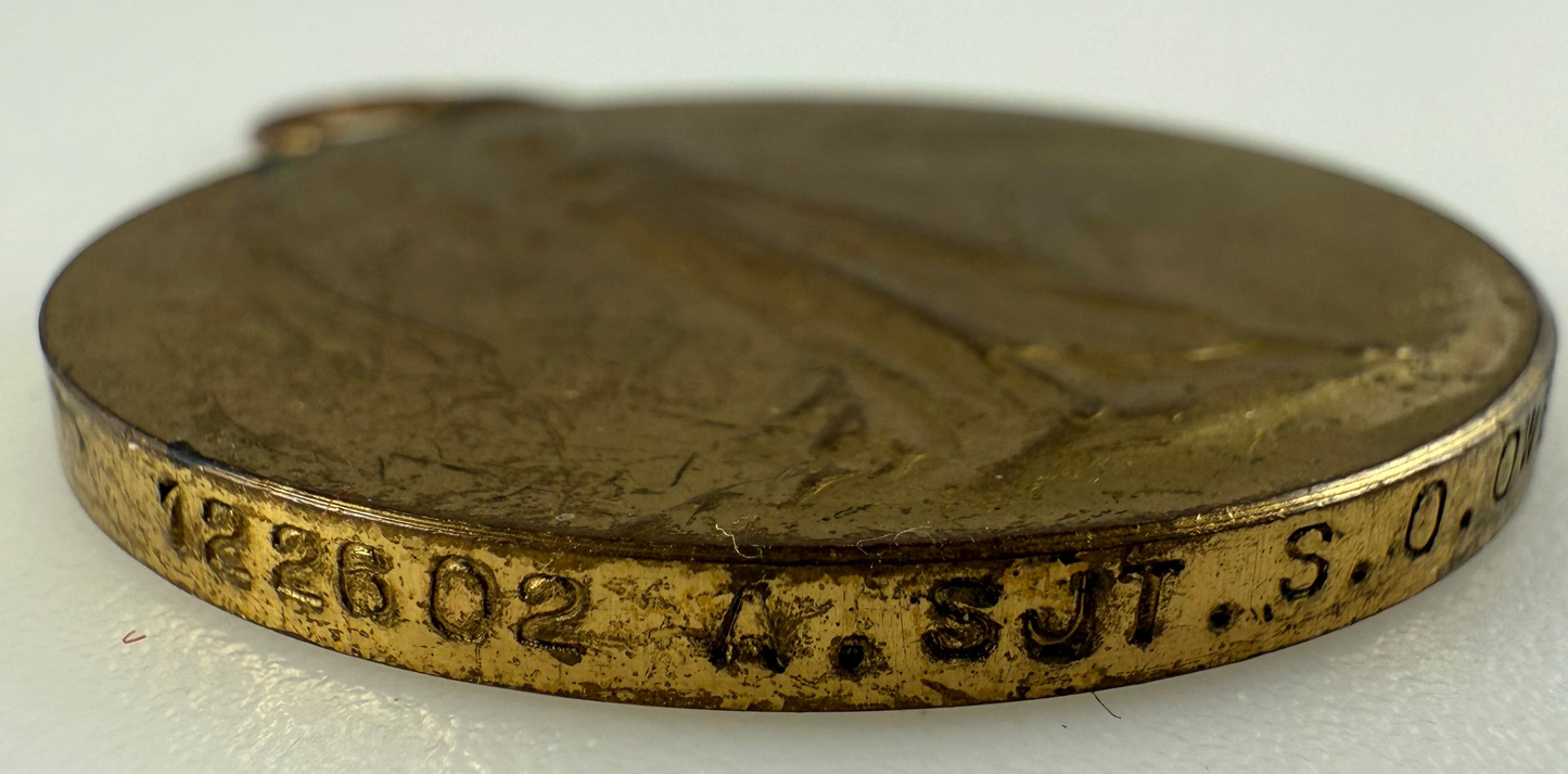 British - WWI - Victory Medal - Royal Army Medical Corps - Owen