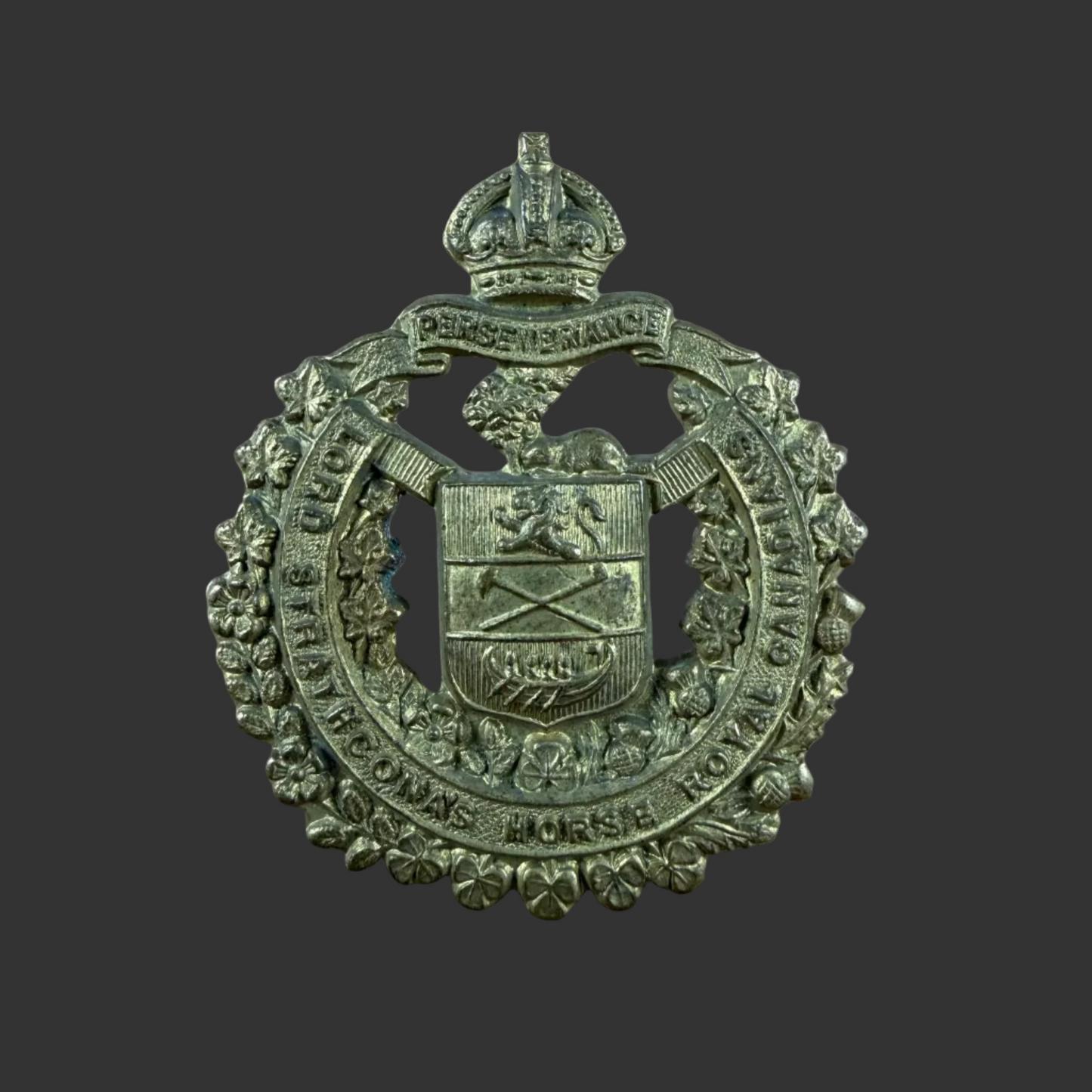Canadian - WWII - Lord Strathcona's Horse (Royal Canadians) Cap Badge