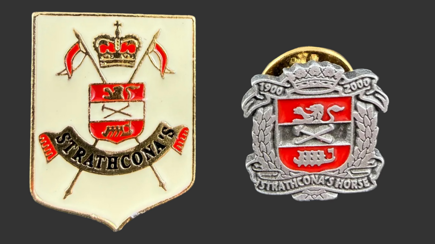 Canadian - Post-WWII - Lord Strathcona's Horse (Royal Canadians) Sweetheart / Commemorative Pins