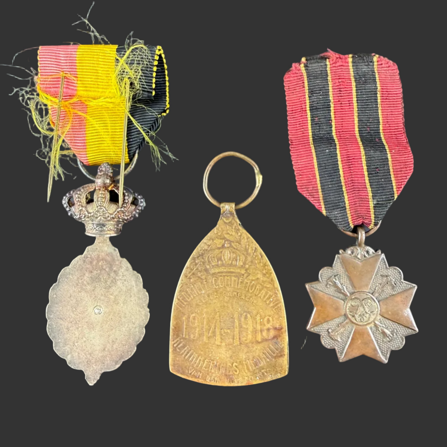Belgium - Three Belgian Medals WWI and Later