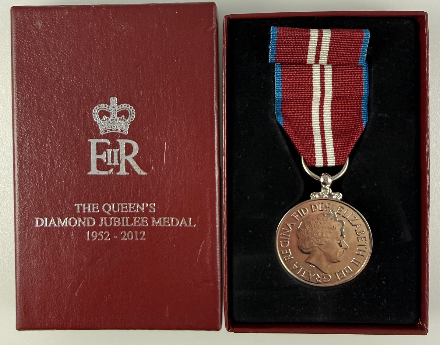 British - Post-WWII - Queen's Diamond Jubilee Medal 1952-2012 Cased