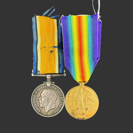 Canadian - WWI - Medal Pair to 85th Canadian Infantry Battalion - Cobb
