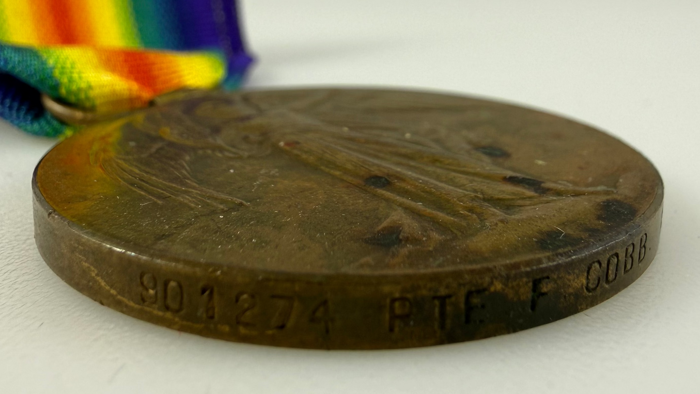 Canadian - WWI - Medal Pair to 85th Canadian Infantry Battalion - Cobb