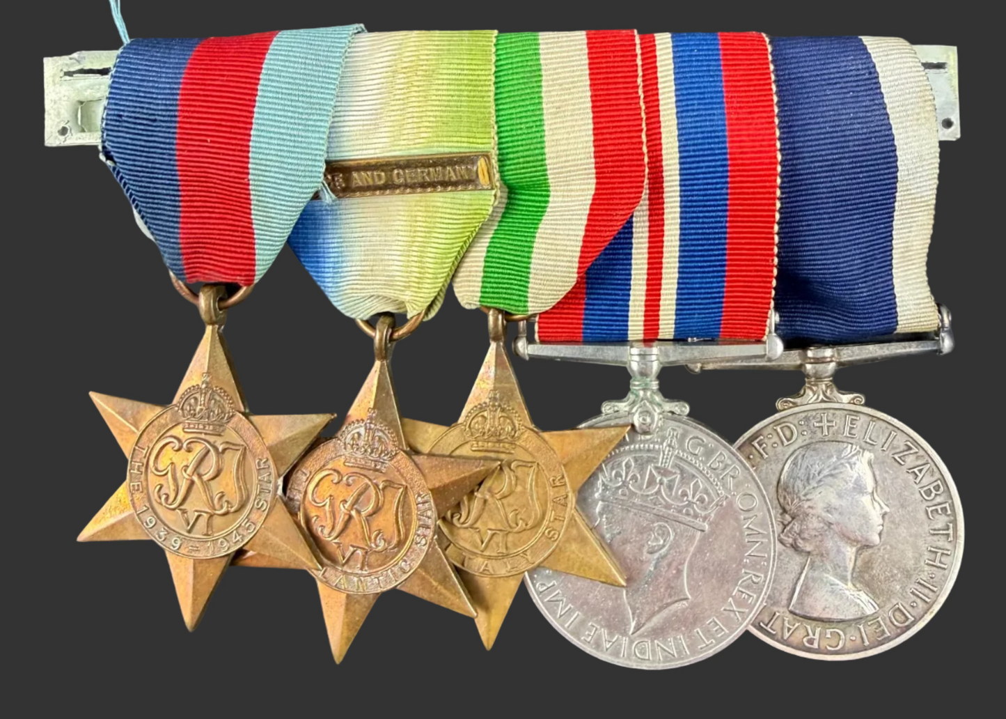 British - WWII - Royal Navy Long Service Medal Group - Taylor - British Empire Medal
