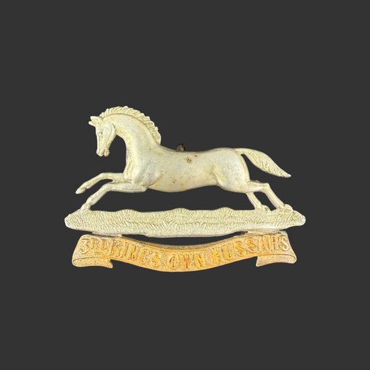 British - Pre-WWI - Victorian - 3rd King's Own Hussars Cap Badge