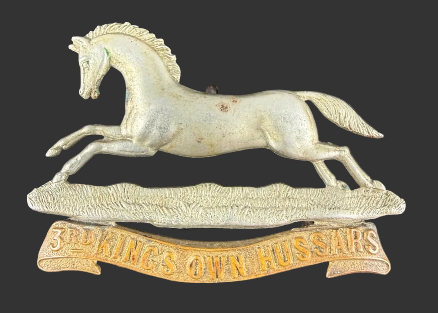British - Pre-WWI - Victorian - 3rd King's Own Hussars Cap Badge