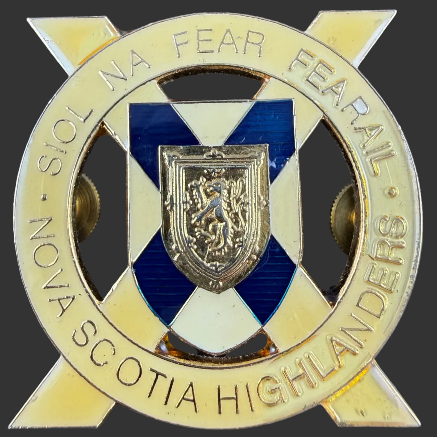 Canadian - Post-WWII - Nova Scotia Highlanders Officers Badge