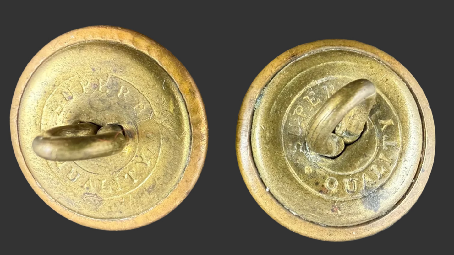 British - Pre-WWI Lovat's Scout's Yeomanry Buttons - Boer War Era