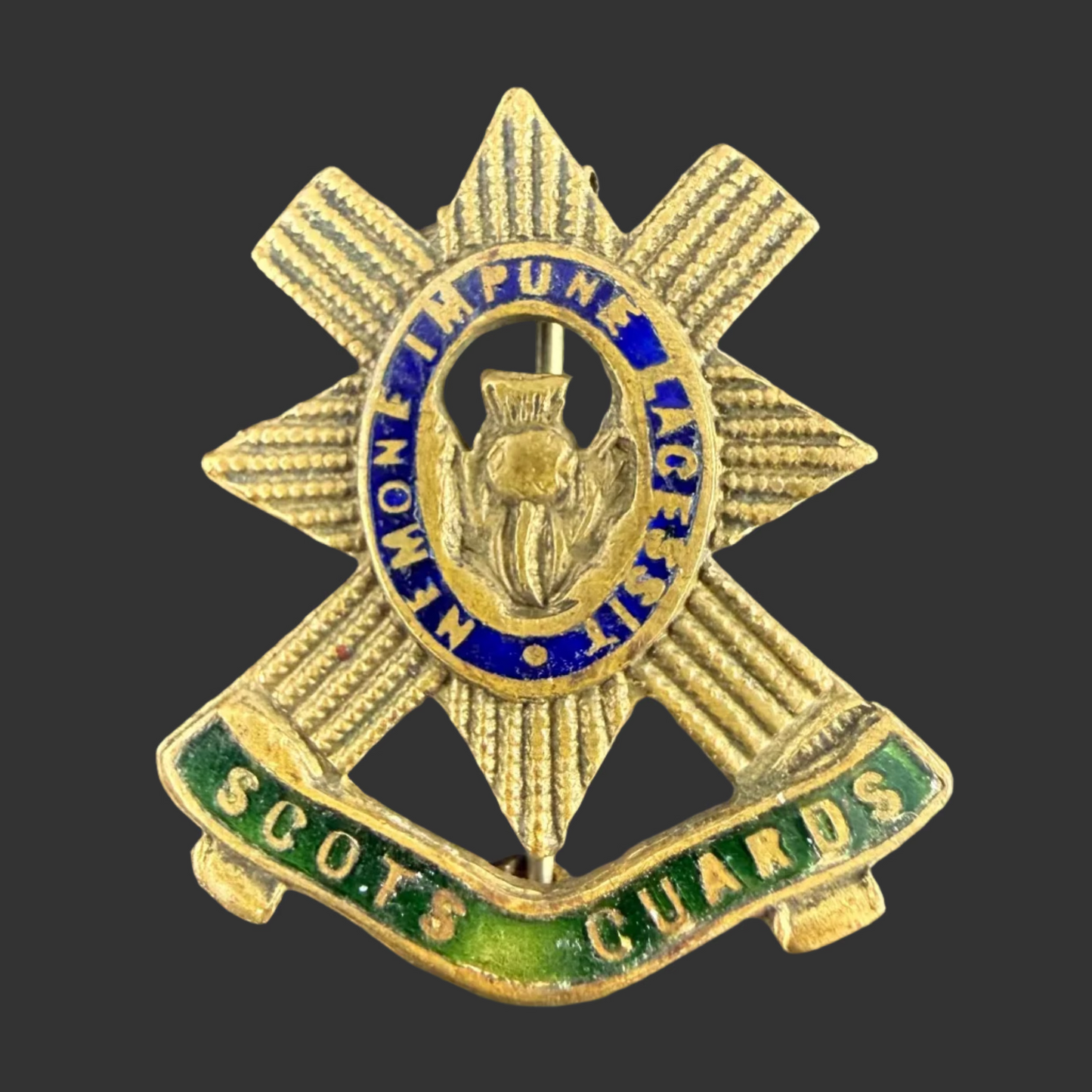 British - WWI-WWII - Scots Guards Sweetheart Pin Enamelled