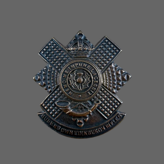 British - WWI-WWII - Queen's Own Edinburgh Rifles Badge