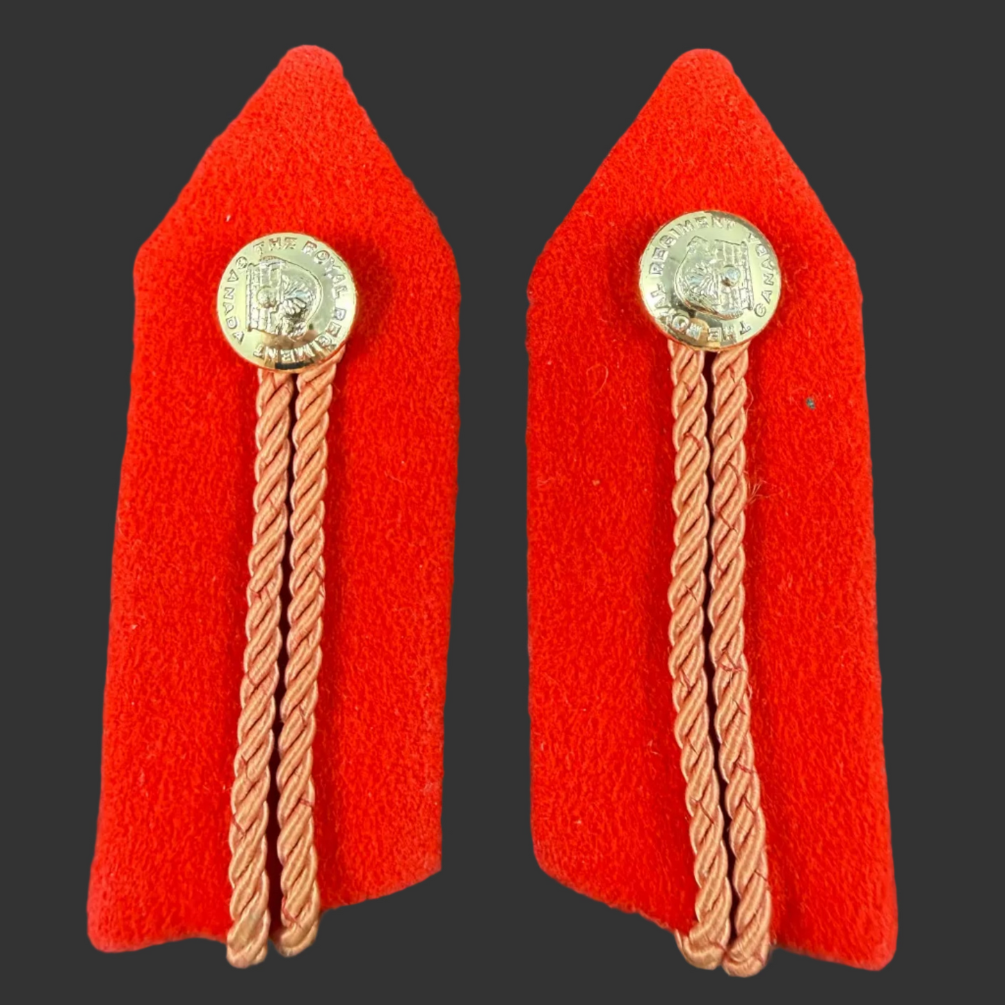 Canadian - Post WWII - Staff Officer Gorget Patches - Royal Regiment of Canada
